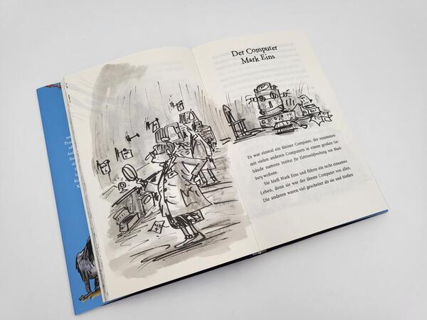Innenansicht des Buches „Der zerstreute Zeitreisende“