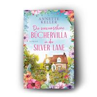 Außenansicht des Buches „Die verwunschene Büchervilla in der Silver Lane“