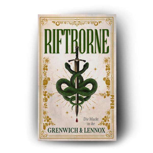 Außenansicht des Buches „Riftborne“