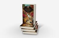 Bücherstapel des Buches „Madame Bonheur und das verschwundene Gemälde“