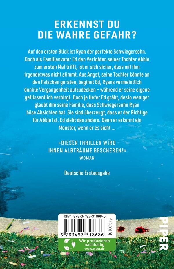 Rückansicht des Buches „The Catch – Sie sagt, er sei perfekt. Doch ich weiß, dass er lügt ...“