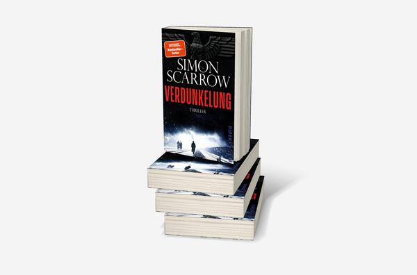Bücherstapel des Buches „Verdunkelung“