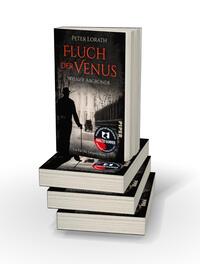 Bücherstapel des Buches „Fluch der Venus – Wiener Abgründe“