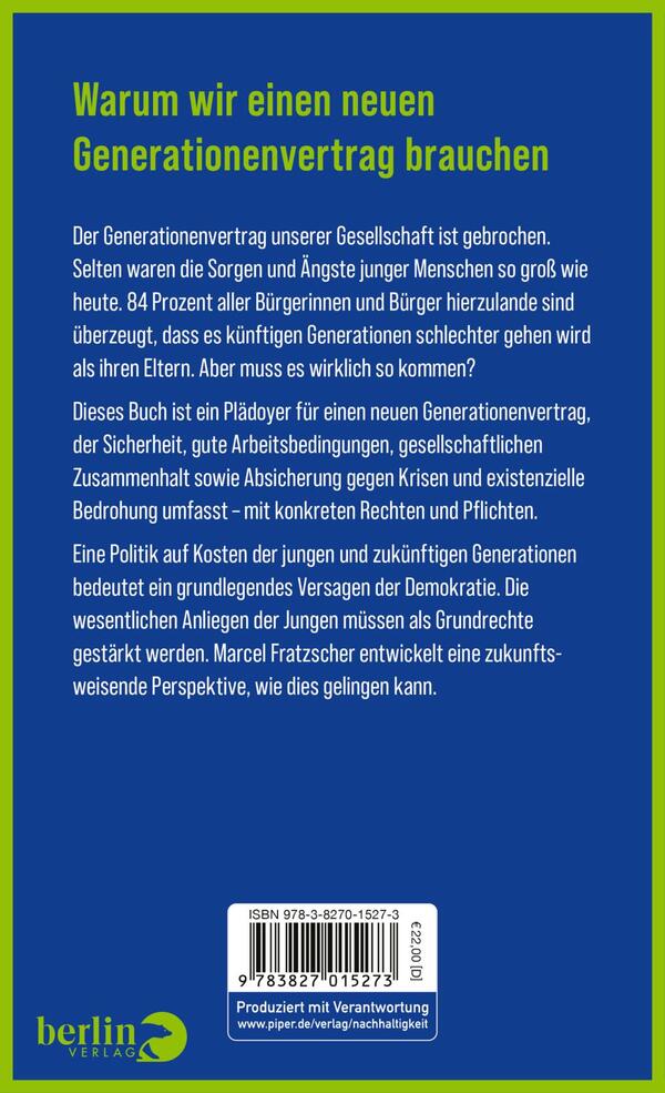 Rückansicht des Buches „Nach uns die Zukunft“