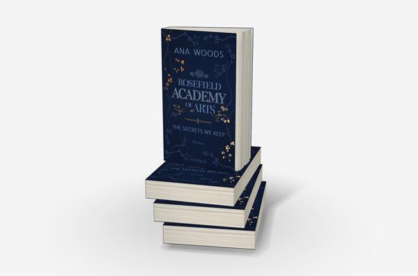 Bücherstapel des Buches „Rosefield Academy of Arts – The Secrets We Keep“