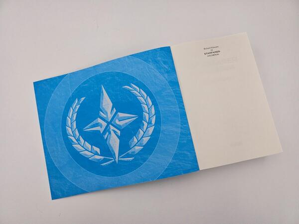 Innenansicht des Buches „Die Starfarer-Verschwörung“