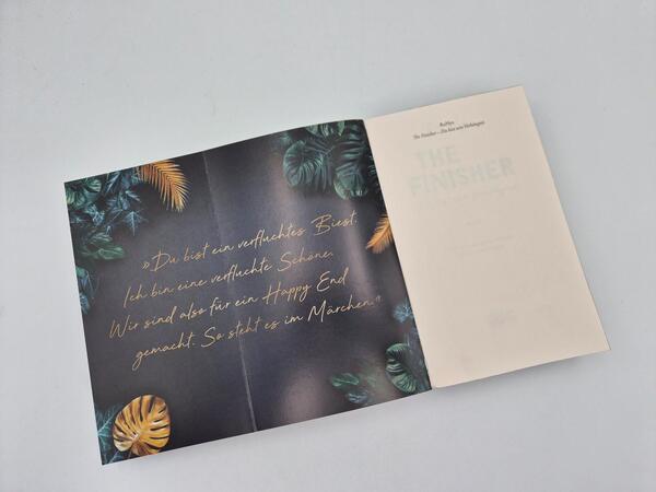 Außenansicht des Buches „The Finisher – Du bist sein Verhängnis “