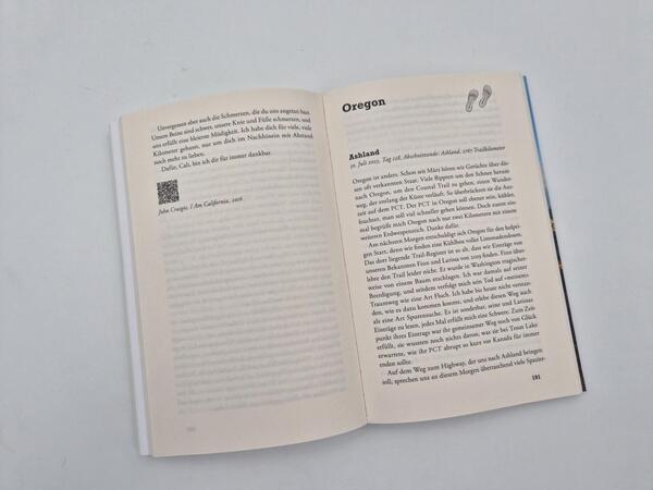 Außenansicht des Buches „7 Millionen Schritte auf dem Pacific Crest Trail“