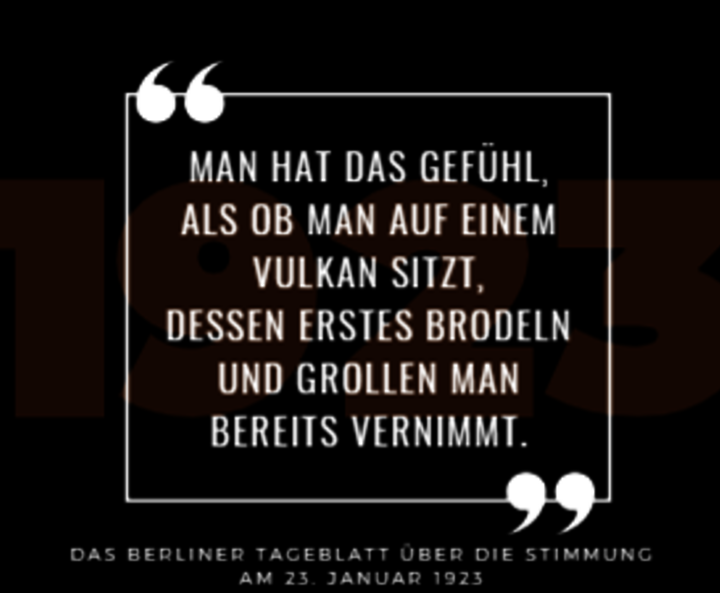 Reuth, 1923 Kampf um die Republik: Zitat zum Jahr 1923