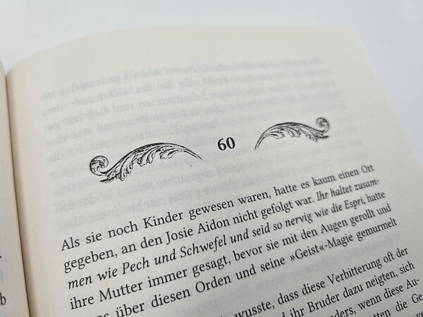 Außenansicht des Buches „The Curse of Sins“