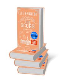 Bücherstapel des Buches „The Score – Mitten ins Herz“