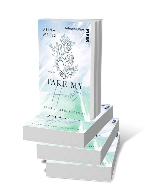 Bücherstapel des Buches „Baker Children's Hospital – Take my Heart“