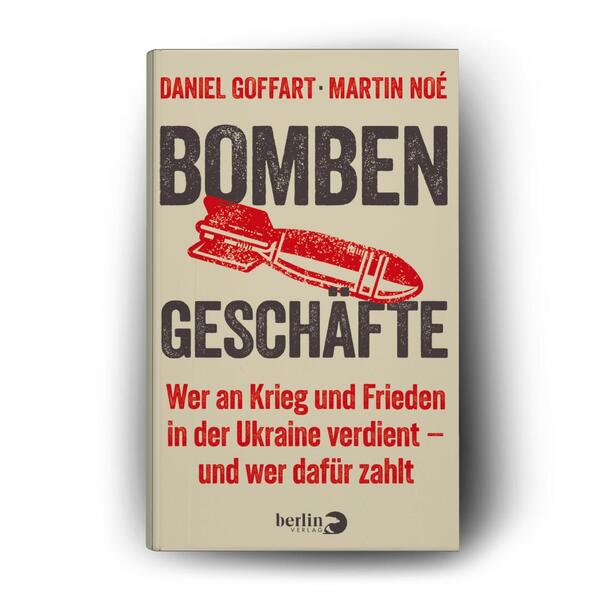 Außenansicht des Buches „Bombengeschäfte“