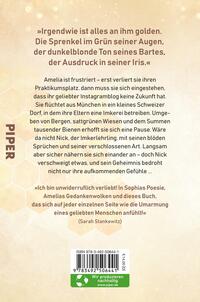 Rückansicht des Buches „Dreams so golden“