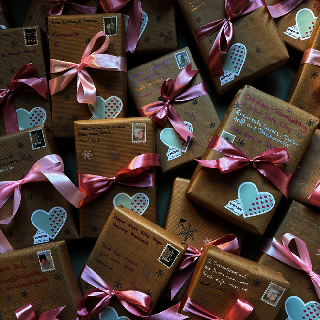 Bücher als Geschenk verpacken