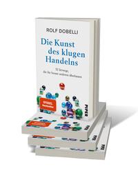 Bücherstapel des Buches „Die Kunst des klugen Handelns“