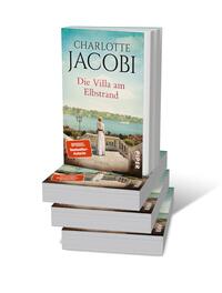 Bücherstapel des Buches „Die Villa am Elbstrand“