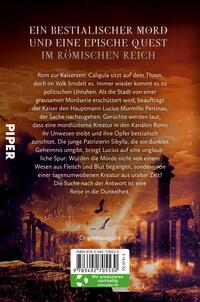 Rückansicht des Buches „Indagator – Die Bestien von Rom“ 