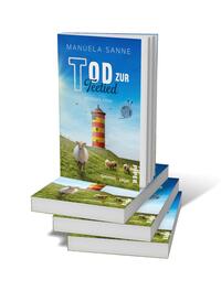 Bücherstapel des Buches „Tod zur Teetied“