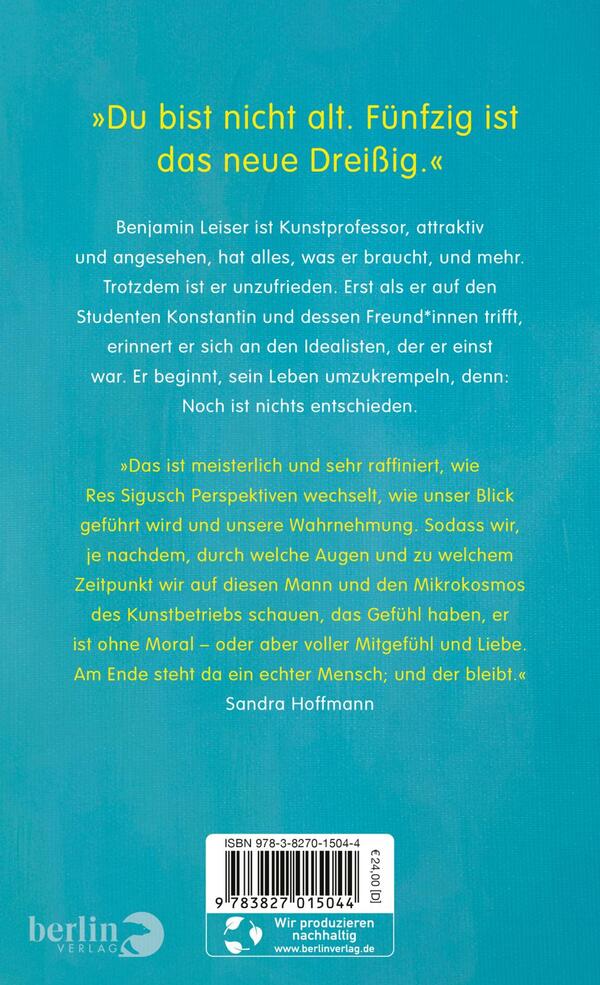 Rückansicht des Buches „Wesentliche Bedürfnisse“ 
