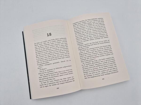 Außenansicht des Buches „Der Fall Bella Carpenter“