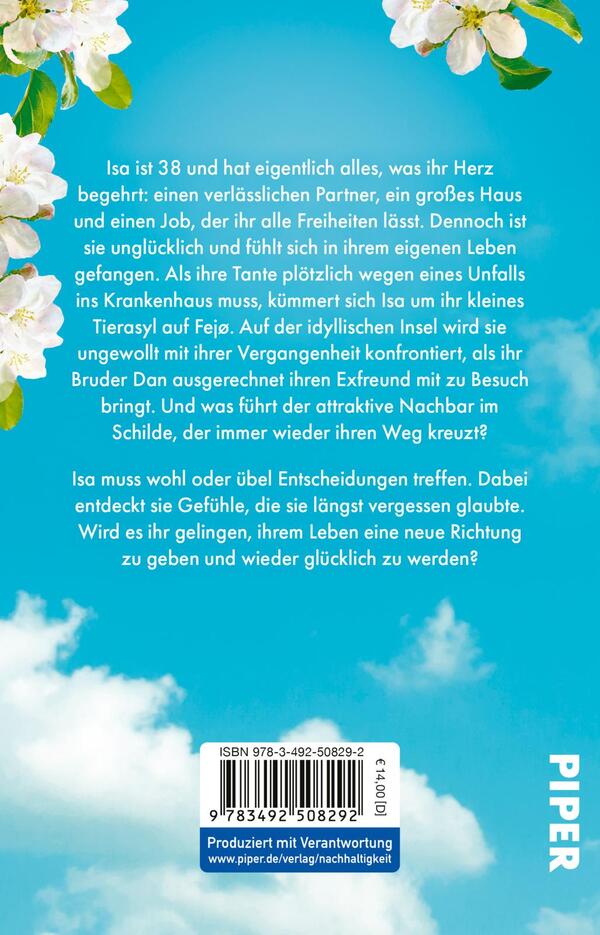 Rückansicht des Buches „Sommerträume auf der kleinen Ostseeinsel“