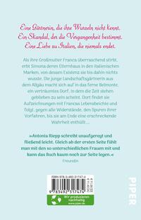 Rückansicht des Buches „Belmonte“