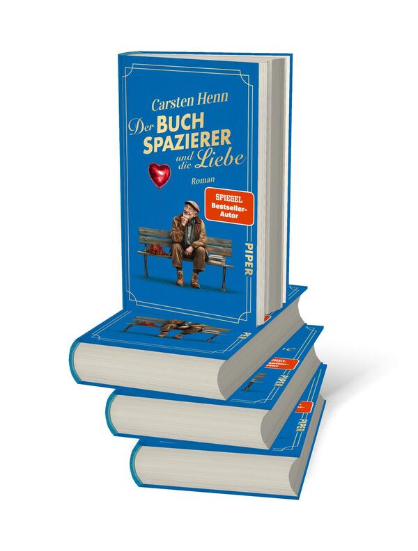 Bücherstapel des Buches „Der Buchspazierer und die Liebe “