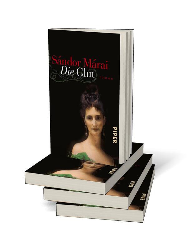 Bücherstapel des Buches „Die Glut“