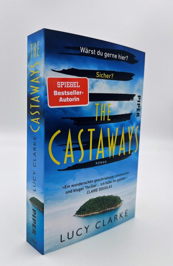 Innenansicht des Buches „The Castaways“