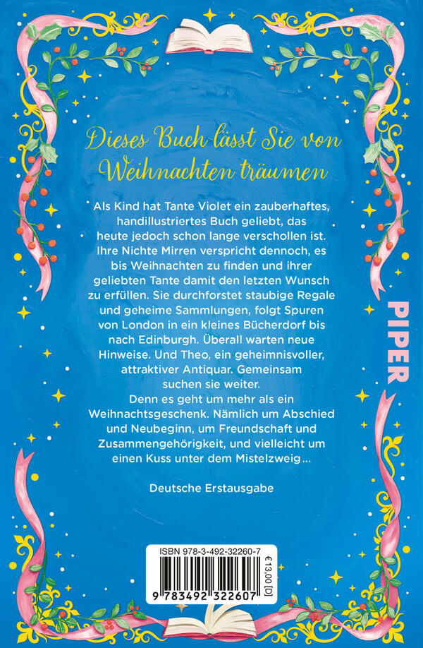 Rückansicht des Buches „Das verschwundene Weihnachtsbuch“