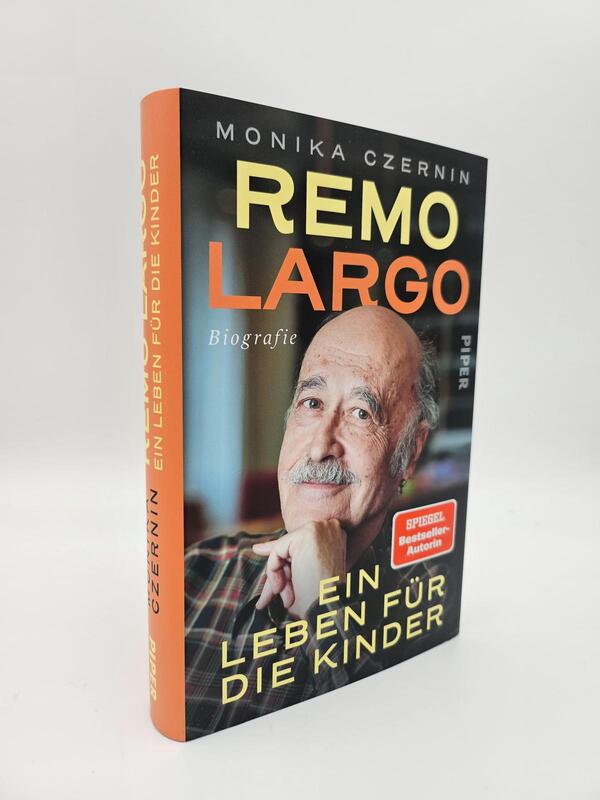Innenansicht des Buches „Remo Largo – Ein Leben für die Kinder“