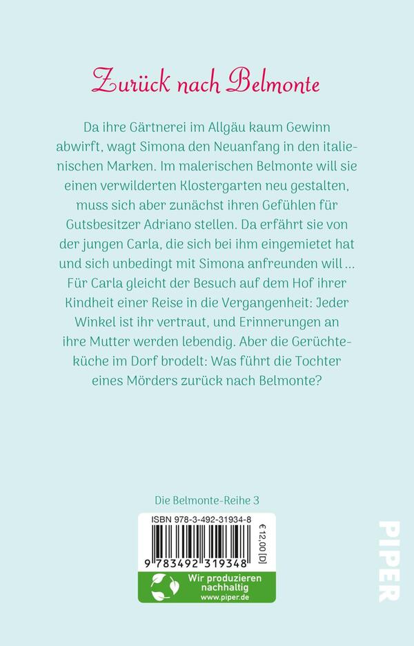 Rückansicht des Buches „Santo Fiore“