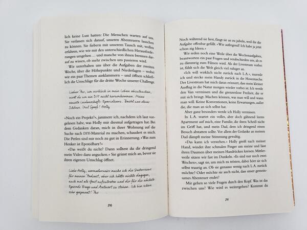 Innenansicht des Buches „The Colors of Your Soul“