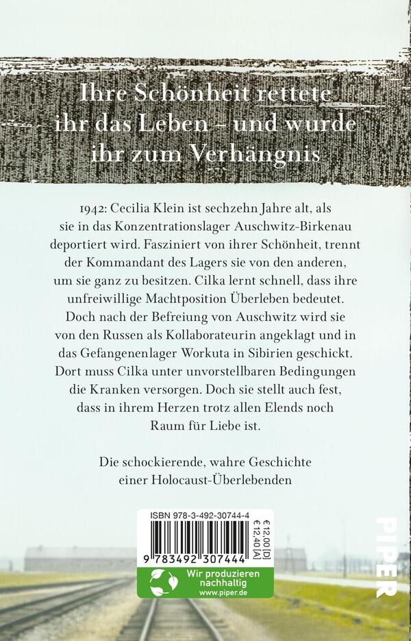 Rückansicht des Buches „Das Mädchen aus dem Lager – Der lange Weg der Cecilia Klein“