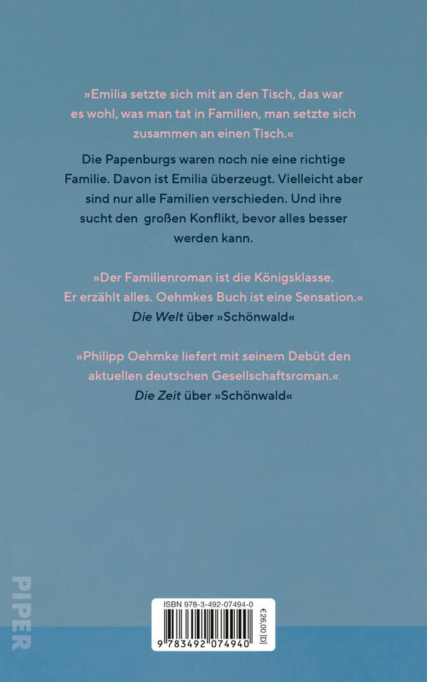 Rückansicht des Buches „Papenburg“