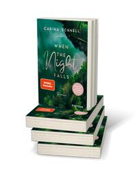 Bücherstapel des Buches „When the Night Falls “