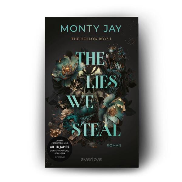 Außenansicht des Buches „The Lies we steal“
