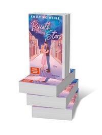 Bücherstapel des Buches „Beneath the Stars“