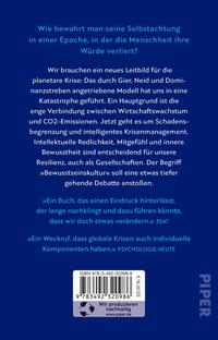 Rückansicht des Buches „Bewusstseinskultur“ 