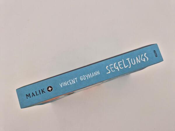 Außenansicht des Buches „Segeljungs“