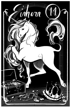 Illustration Einhorn