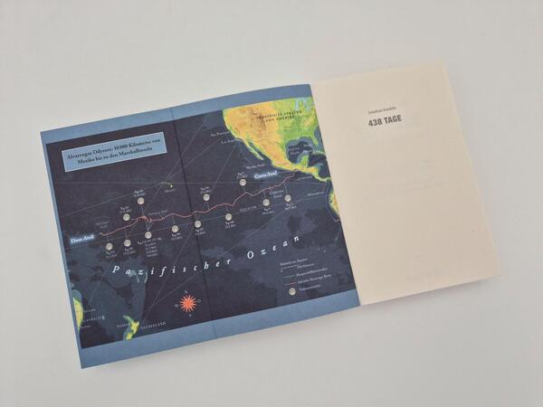 Außenansicht des Buches „438 Tage“