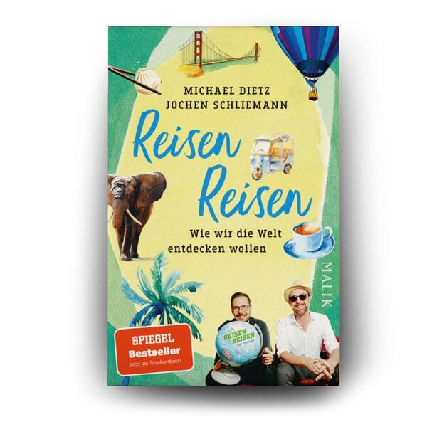 Außenansicht des Buches „Reisen Reisen“