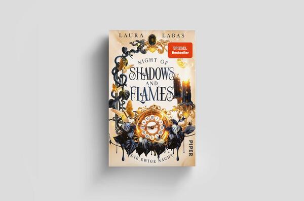 Außenansicht des Buches „Night of Shadows and Flames – Die Ewige Nacht“