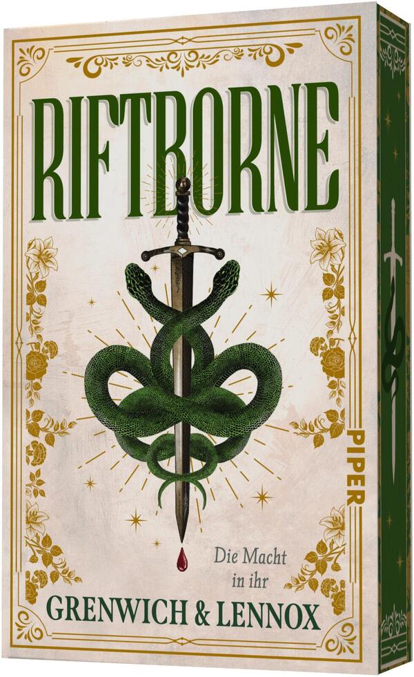 Außenansicht des Buches „Riftborne“