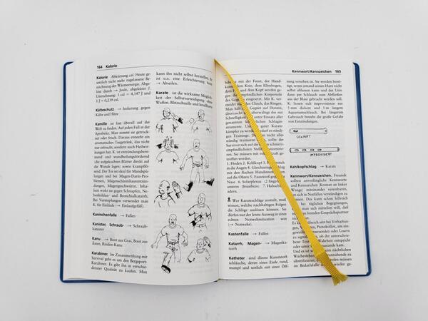 Innenansicht des Buches „Survival-Lexikon für die Hosentasche“