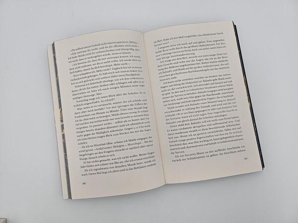 Außenansicht des Buches „Golden Blood – A Deal with Darkness “