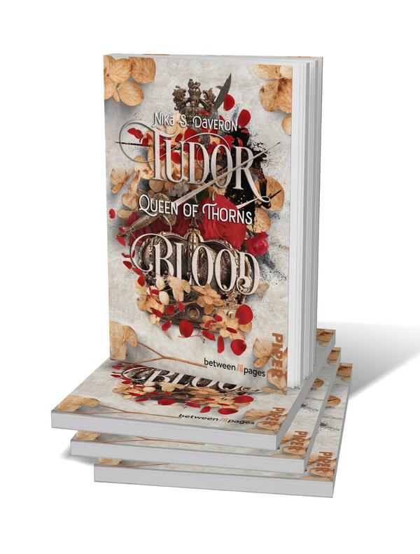 Bücherstapel des Buches „Tudor Blood - Bloody Mary“
