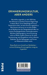 Rückansicht des Buches „Gedenken neu denken“